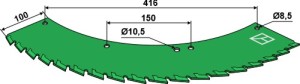 Zaagblad - links - wolfraamcarbide gecoated