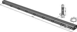 Tandhouder 1600mm