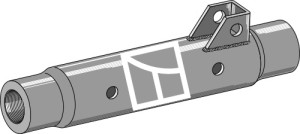 Topstangbuis - 400 1.3/4mm