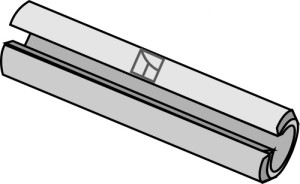 Spanstift Ø6x45