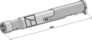 Topstangbuis  465mm