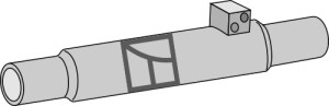 Topstangbuis - 295mm