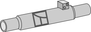 Topstangbuis - 345mm