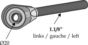 Spindel Ø20