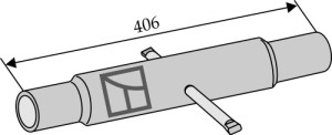 Topstangbuis - 406mm