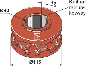 Nestenwiel Ø115