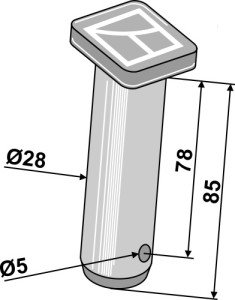 Pen Ø28x78