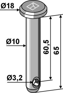 Splitpen Ø10x65