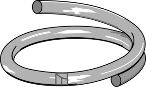 Ring, afgebogen Ø3xØ28