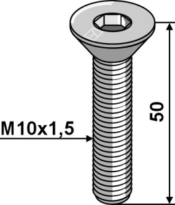Boulon à six pan creux