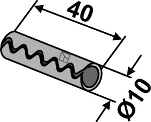 Spanstift - Ø10x40
