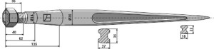 Dent de chargeur 1000mm