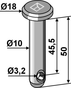 Splitpen Ø10x50