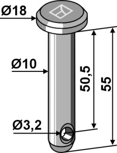 Splitpen Ø10x55