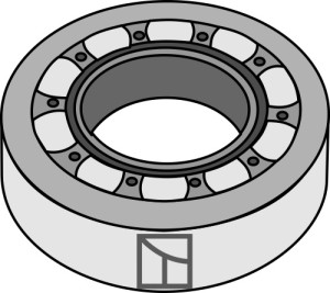 Deep groove ball bearing