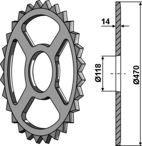 Breaker ring - Ø470mm