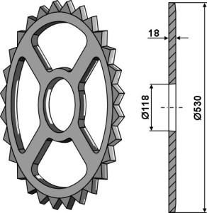 Breaker ring - Ø530mm