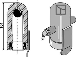 Inside bearing - Sliding bearing