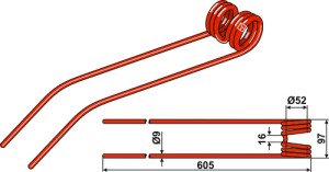 Zwadharktanden Ø9
