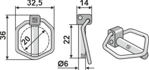 Klappsplint 6.0x21