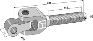 Stangkop 1.3/4
