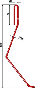 Wiedegtand Ø10mm