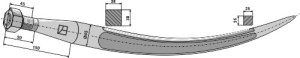Dent de griffe 920mm