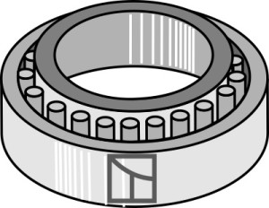 Taper roller bearing Ø35