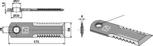 Strohhäcksler-Messer