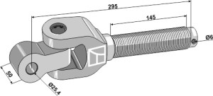 Stangkop 1.3/4