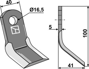 Y-mes 100x40mm