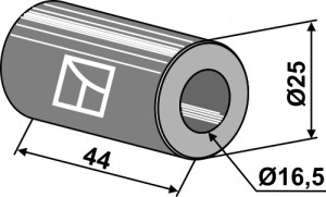 Bus 44xØ16,5xØ25