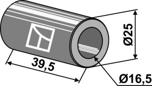 Bus 39,5xØ16,5xØ25