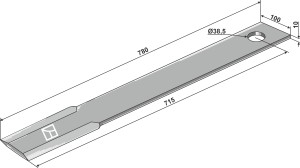 Maaimes 715mm