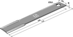 Maaimes 710mm