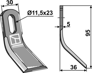 Y-mes 95x30mm