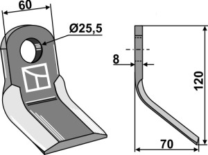 Y-mes 120x60mm