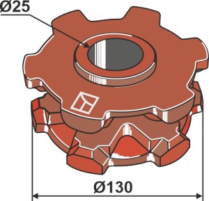 Chain sprocket Ø 130