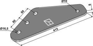 Plaque de support