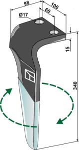 Kreiseleggenzinken (DURAFACE), rechts