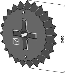 Toothed roller-ring - Ø450mm