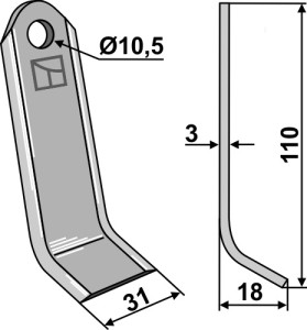 Y-mes 110x31mm