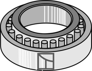 Taper roller bearing Ø30