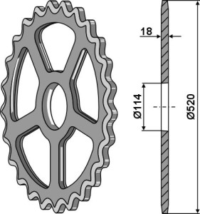 Breaker ring - Ø520mm