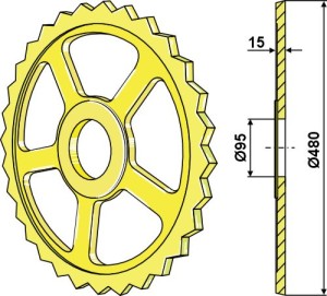 Breaker ring - Ø480mm