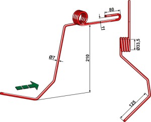 Wiedegtand Ø7mm