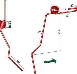 Wiedegtand Ø7mm