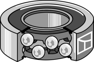 Deep groove ball bearing 6205