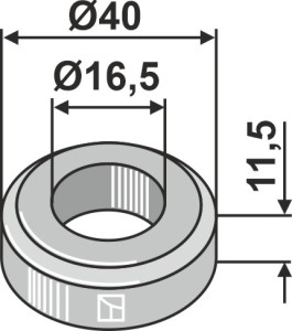 Bus 11,5xØ16,5xØ40