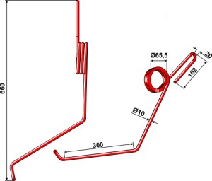 Wiedegtand Ø10mm